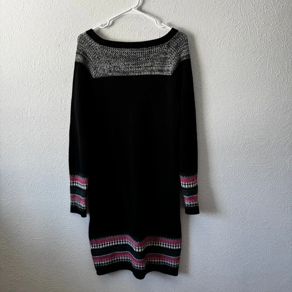 Athleta Nordic Fair Isle Style Knit Sweater Dress Size M - Picture 10 of 10